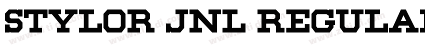 Stylor JNL Regular字体转换